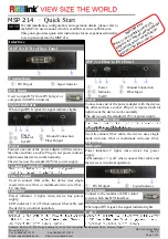RGBlink MSP 214 Quick Start предпросмотр