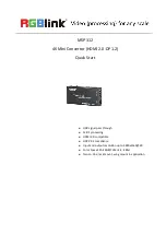 RGBlink MSP 312 Quick Start Manual preview