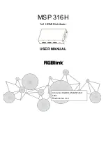 Preview for 1 page of RGBlink MSP 316H User Manual