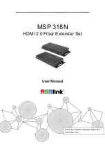 RGBlink MSP 318N User Manual предпросмотр