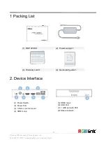 Preview for 3 page of RGBlink MSP 325N Quick Start Manual