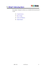 Preview for 11 page of RGBlink RHOX RMS 5533 User Manual