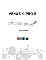 Предварительный просмотр 1 страницы RGBlink VENUS X1 PRO-E User Manual