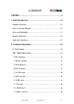 Preview for 8 page of RGBlink VSP 168HD User Manual