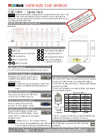 Preview for 1 page of RGBlink VSP 3600 Quick Start Manual