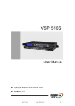 RGBlink VSP 516S User Manual preview