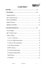 Preview for 8 page of RGBlink VSP 737 User Manual