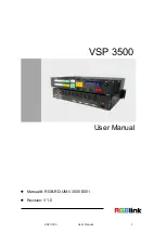 RGBlink VSP3500 User Manual preview