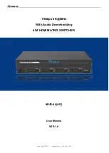 RGBlue MHD-44(AO) User Manual preview