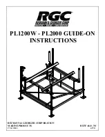 Предварительный просмотр 1 страницы RGC PL1200W Instructions Manual