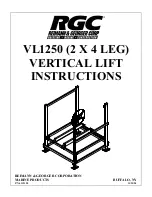 RGC VL1250 Instructions Manual предпросмотр