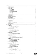 Preview for 2 page of RGK CLUB SPORT ADJUSTABLE User Manual