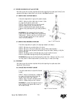 Предварительный просмотр 16 страницы RGK CLUB SPORT ADJUSTABLE User Manual