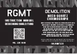 Preview for 13 page of RGMT DEMOLITION Manual