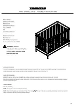 RH Baby&child Airin Spindle Crib Assembly Instructions Manual preview