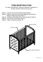 Предварительный просмотр 5 страницы RH Baby&child ALEXANDRA TUFTED CRIB Instructions Manual