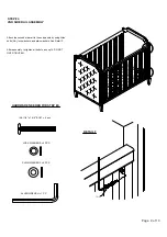 Предварительный просмотр 9 страницы RH Baby&child ALEXANDRA TUFTED CRIB Instructions Manual