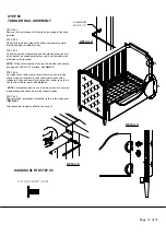 Предварительный просмотр 10 страницы RH Baby&child ALEXANDRA TUFTED CRIB Instructions Manual