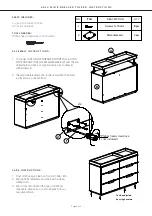 Предварительный просмотр 2 страницы RH Baby&child ARLO WIDE DRESSER TOPPER Instructions