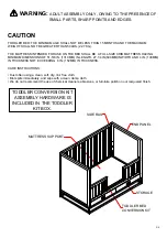 Preview for 3 page of RH Baby&child AVALON STORAGE TODDLER BED Assembly Instructions