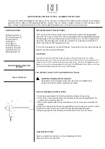 Preview for 1 page of RH Baby&child BARLOW SWING-ARM TASK SCONCE Assembly Instructions