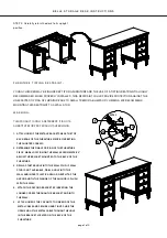 Preview for 2 page of RH Baby&child BELLE STORAGE DESK Instructions