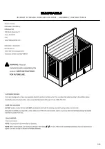 RH Baby&child BENNET Assembly Instructions Manual предпросмотр