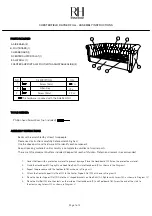 Preview for 1 page of RH Baby&child CHESTERFIELD DAYBED FULL Assembly Instructions