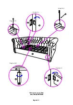 Preview for 2 page of RH Baby&child CHESTERFIELD DAYBED FULL Assembly Instructions