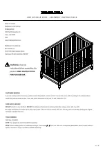 RH Baby&child ZOE SPINDLE CRIB Assembly Instructions Manual preview