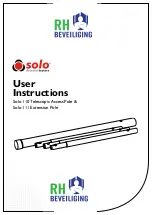 RH Beveiliging Solo 110 User Instructions preview