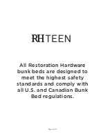 RH Teen 355-80 Assembly Instructions Manual предпросмотр