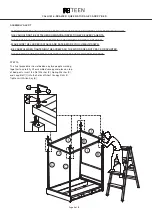 Preview for 18 page of RH Teen CALLUM 6-DRAWER TWIN/FULL STORAGE CANOPY BED Manual