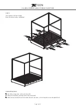 Preview for 20 page of RH Teen CALLUM 6-DRAWER TWIN/FULL STORAGE CANOPY BED Manual