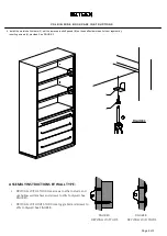 Preview for 2 page of RH Teen COLBIN WIDE BOOKCASE Instructions