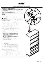 Preview for 3 page of RH Teen COLBIN WIDE BOOKCASE Instructions