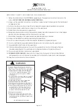 Preview for 2 page of RH Teen KIERAN STUDY BUNK 0288-12 Assembly Instruction Manual