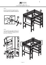 Preview for 7 page of RH Teen KIERAN STUDY BUNK 0288-12 Assembly Instruction Manual