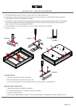 Preview for 2 page of RH Teen LAGUNA FULL QUEEN PLATFORM BED Manual