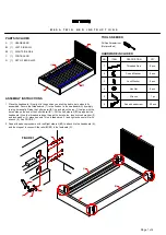 RH Teen MESA TWIN BED Instructions preview