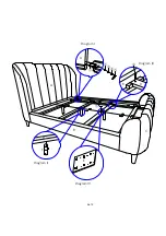 Preview for 2 page of RH Teen VALENTINA UPHOLSTERED PLATFORM BED FULL & QUEEN Assembly Instructions