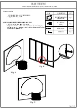 RH Teen VINTAGE DISTRESSED Assembly Instructions предпросмотр