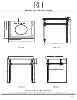 Preview for 8 page of RH GRAMERCY SINGLE METAL WASHSTAND Manual