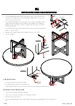 Предварительный просмотр 2 страницы RH HESTON ROUND DINING TABLE Instructions