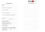 Предварительный просмотр 29 страницы RHÉA-FLAM LAMIA 01 T Manual