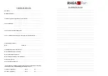 Предварительный просмотр 31 страницы RHÉA-FLAM LAMIA 01 T Manual