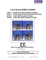 Preview for 1 page of RHealthCare 8TRJ User Manual And Information Manual