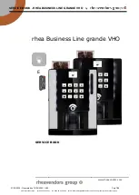 Rheavendors Group RHEA BUSINESS LINE GRANDE VHO Service Book preview