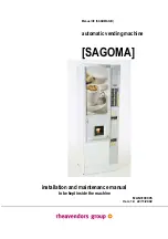 Preview for 1 page of Rheavendors Group SAGOMA Installation And Maintenance Manual