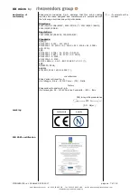 Preview for 7 page of Rheavendors Group XX micro Installation And Maintenance Manual